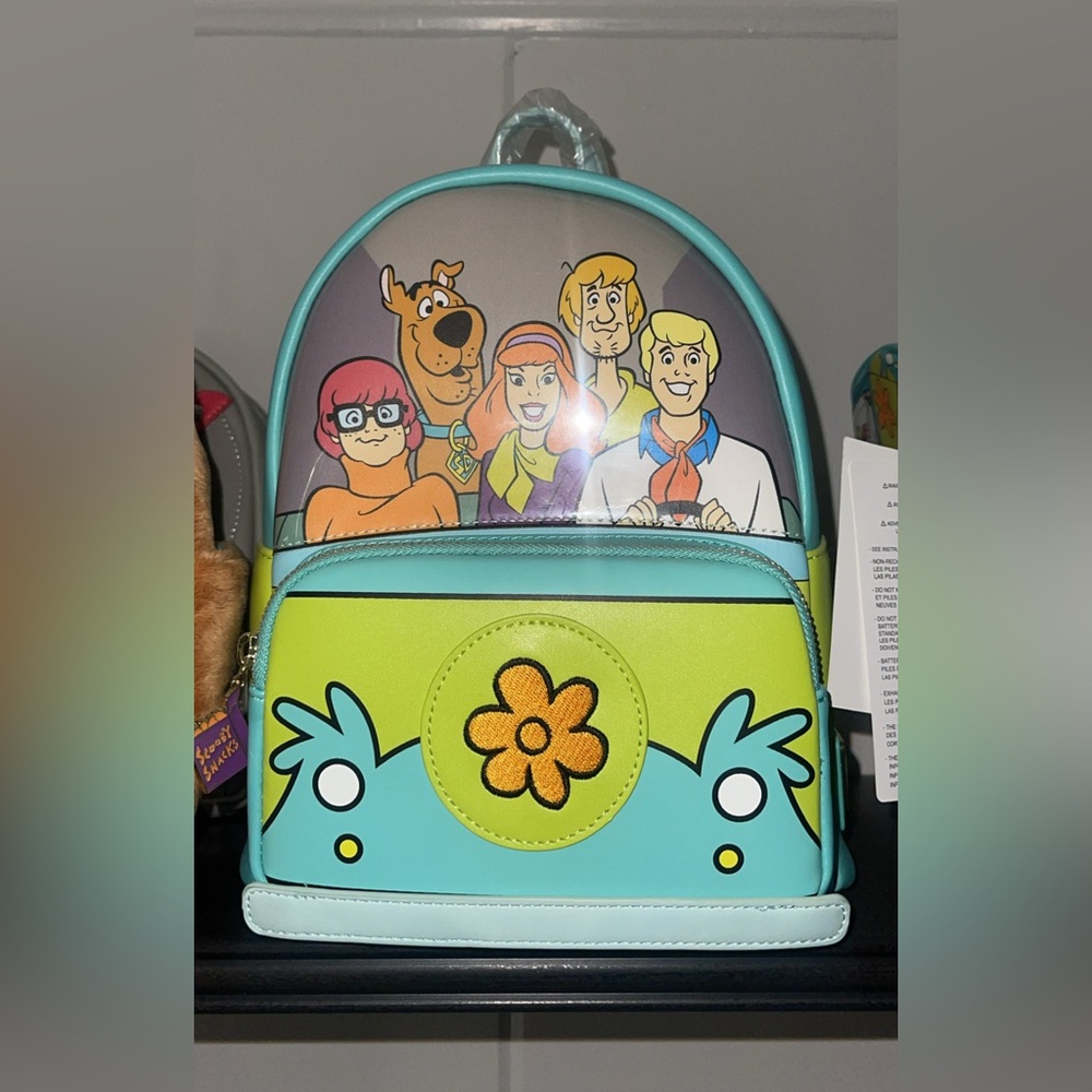 Loungefly Scooby-Doo Backpack Blue and Yellow